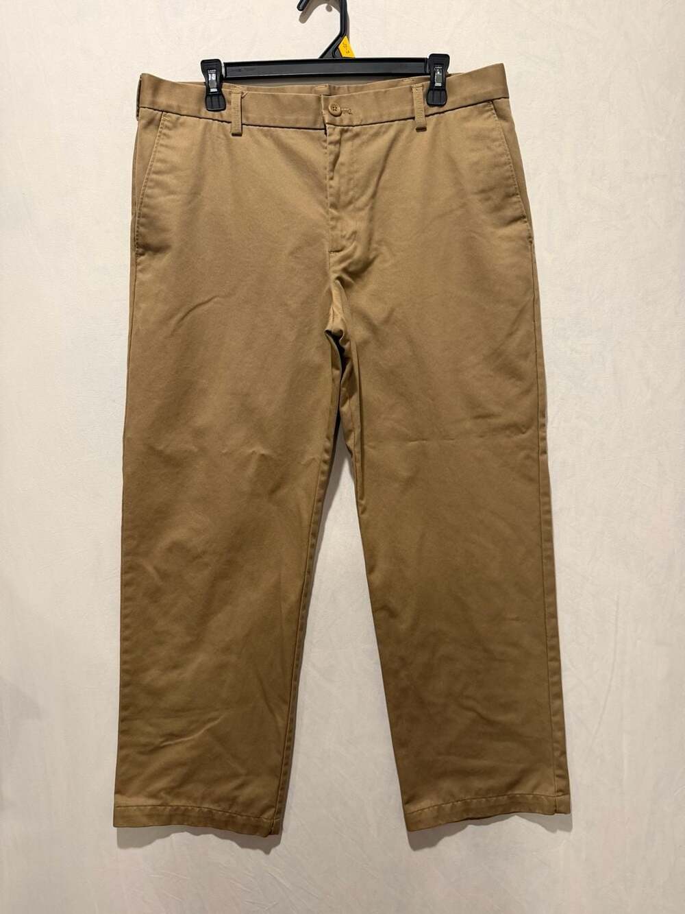 IZOD Men's American Chino Flat-Front Khaki Pants